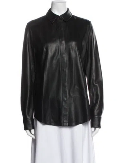 Pre-owned Zeynep Arcay Lambskin Jacket In Black