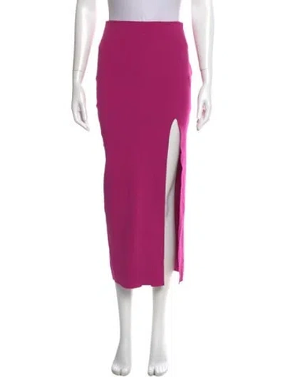 Pre-owned Zeynep Arcay Midi Length Skirt In Pink