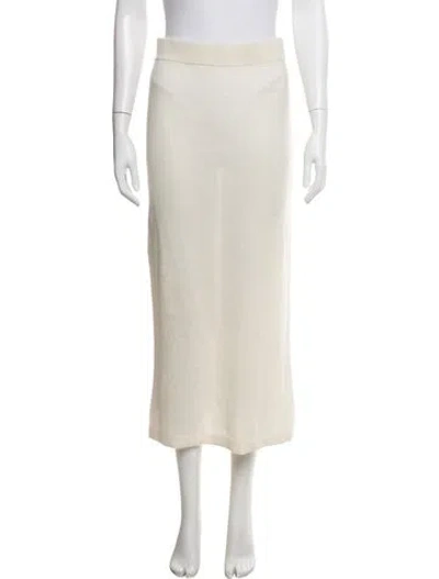 Pre-owned Zeynep Arcay Midi Length Skirt W/ Tags In Neutral