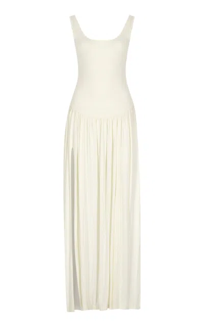 Zeynep Arcay Zeynep Arçay One Slit Maxi Dress In White