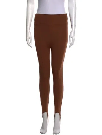 Pre-owned Zeynep Arcay Skinny Leg Pants In Brown