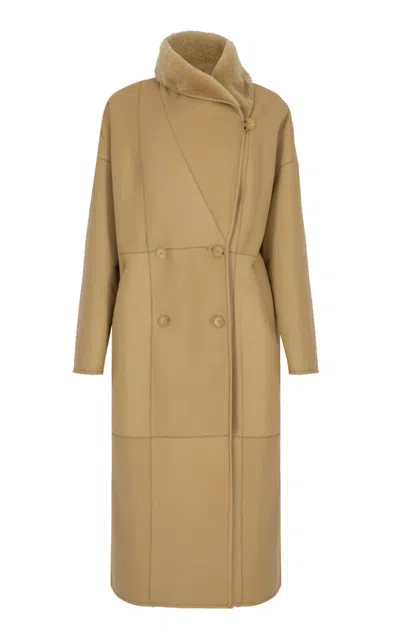 Zeynep Arcay Zeynep Arçay Vintage Shearling Coat In Brown