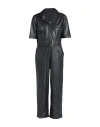 Zeynep Arcay Woman Jumpsuit Black Size 4 Lambskin In Black