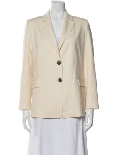 Pre-owned Zeynep Arcay Wool Blazer In Neutral