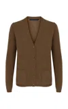 Zeynep Arcay Wool Cardigan In Brown