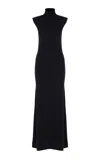 Zeynep Arcay Wool-cashmere Maxi Dress In Black
