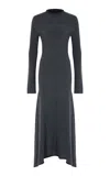 Zeynep Arcay Wool-cashmere Maxi Dress In Gray