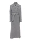 Zhelda Long Coat In Gray