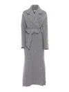 Zhelda Long Coat In Gray
