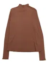 Zhelda Turtleneck Sweater In Brown