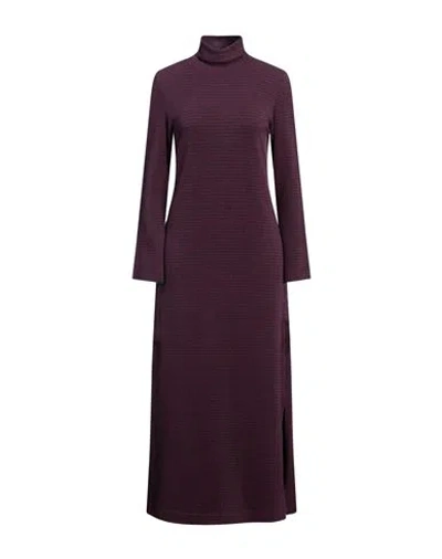 Zhelda Woman Maxi Dress Purple Size 3 Cotton, Acrylic, Polyester, Polyamide, Elastane
