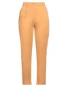 Zhelda Woman Pants Marigold Size 2 Cotton, Elastane In Yellow