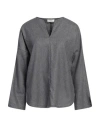 Zhelda Woman Top Grey Size 1 Wool, Polyamide, Acrylic, Cashmere, Elastane