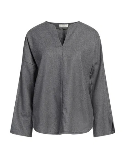 Zhelda Woman Top Grey Size 1 Wool, Polyamide, Acrylic, Cashmere, Elastane