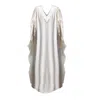 Zhenabia Boho Kaftan Women Summer Dress - White