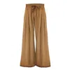 Zhenabia Brown / Neutrals Aros Pants - Boho Men Palazzo Pants In Brown
