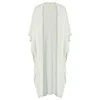 Zhenabia Women's Sahmeran Kimono White - Boho Unisex Kimono In White