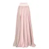 Zhenabia Women's Zhe Skirt Boho High Slit Maxi Skirt - Powder Pink