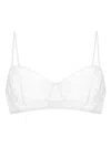 Zhilyova The Tara Floral-lace Bra In White