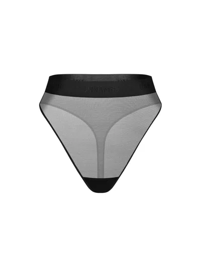 Zhilyova Women's Black Hanna Nero High-waisted Thong