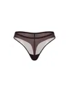 Zhilyova Women's Black Unnamed Gravity Thong In Brown