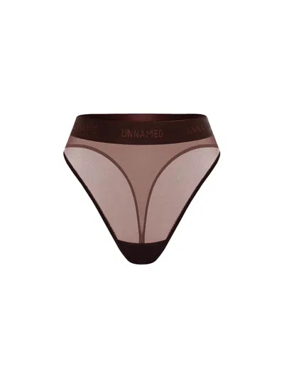 Zhilyova Women's Brown Hanna Gravity High-waisted Thong