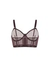 Zhilyova Women's Brown Unnamed Gravity Corset Bra In Brown