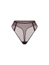 Zhilyova Women's Brown Unnamed Gravity High-waisted Thong In Brown