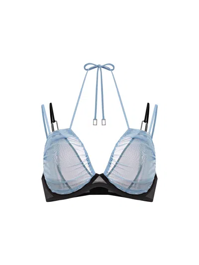 Zhilyova Women's Solace Ash Blue Bra