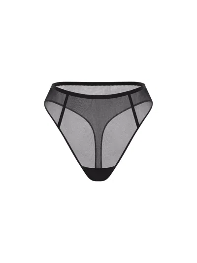 Zhilyova Women's Unnamed Black High-waisted Thong