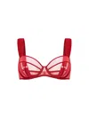 Zhilyova Women's Unnamed Red Bra In Red