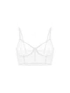 Zhilyova Women's Unnamed White Corset Bra In White