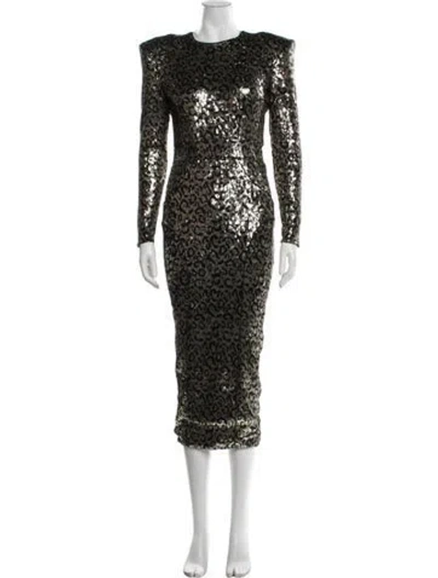 Pre-owned Zhivago Animal Print Midi Length Dress W/ Tags In Multicolor