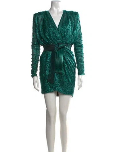 Pre-owned Zhivago Animal Print Mini Dress W/ Tags In Blue