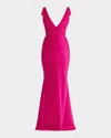Zhivago Beloved Gown In Fuchsia
