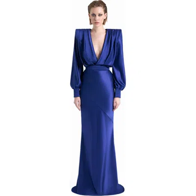 Zhivago Betsy Long Dress In Blue