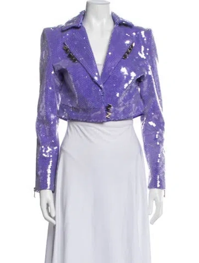 Pre-owned Zhivago Blazer In Purple