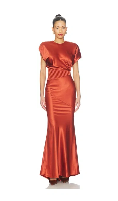 Zhivago Bond Gown In Orange