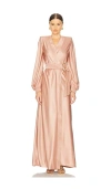 Zhivago Cala Conta Gown In Pink