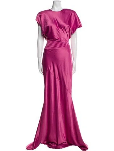 Pre-owned Zhivago Crew Neck Long Dress In Multi