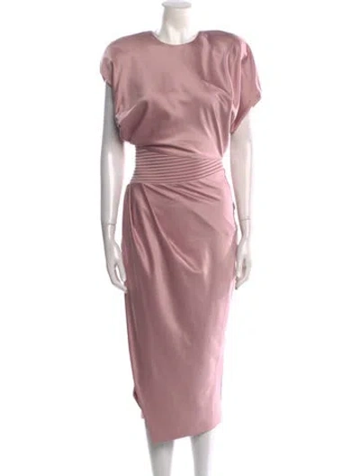 Pre-owned Zhivago Crew Neck Long Dress In Multi