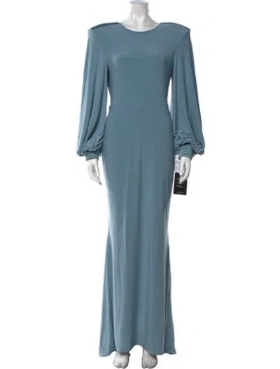 Pre-owned Zhivago Crew Neck Long Dress W/ Tags In Blue