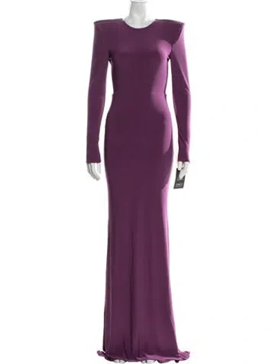 Pre-owned Zhivago Crew Neck Long Dress W/ Tags In Purple