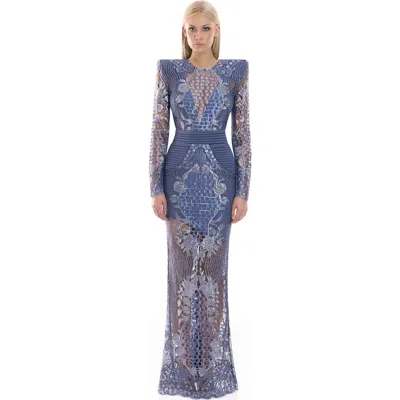 Zhivago Echo Gown In Grey