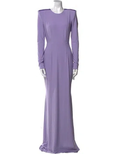 Pre-owned Zhivago Forte Gown Long Dress In Purple