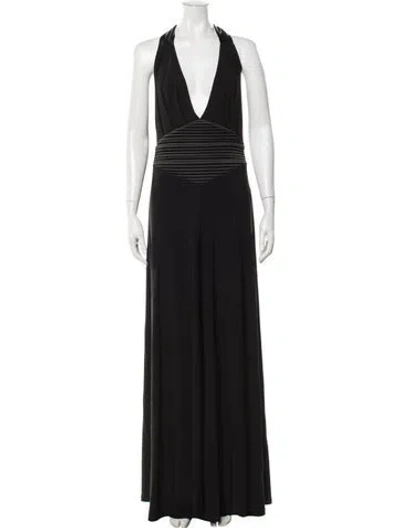 Pre-owned Zhivago Halterneck Jumpsuit W/ Tags In Black