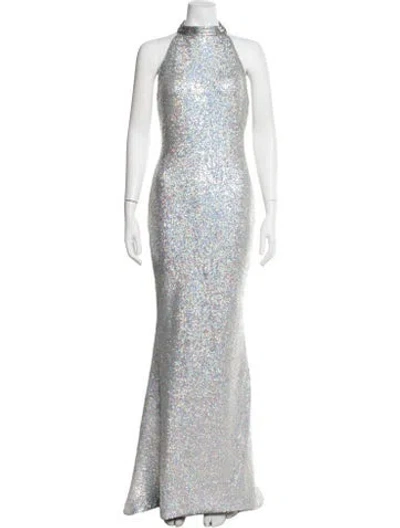 Pre-owned Zhivago Halterneck Long Dress W/ Tags