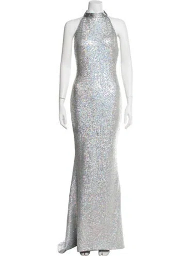 Pre-owned Zhivago Halterneck Long Dress W/ Tags