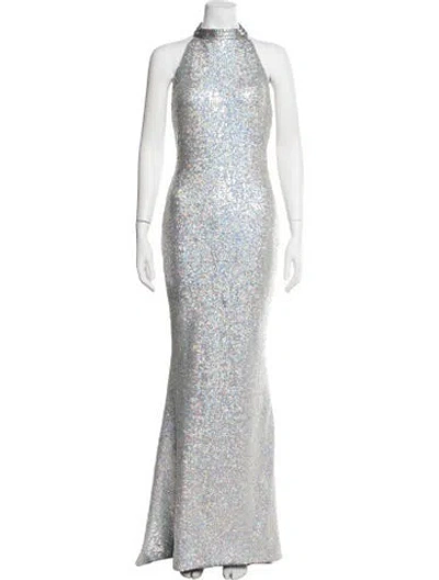 Pre-owned Zhivago Halterneck Long Dress W/ Tags