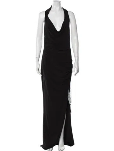 Pre-owned Zhivago Halterneck Long Dress W/ Tags In Multicolor